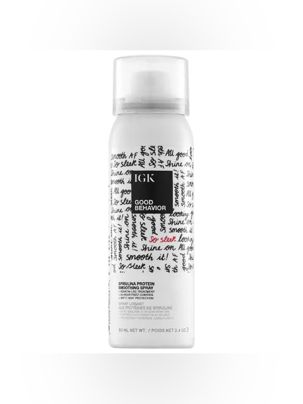 IGK Good Behavior Spirulina Protein Anti-Frizz Smoothing Spray
